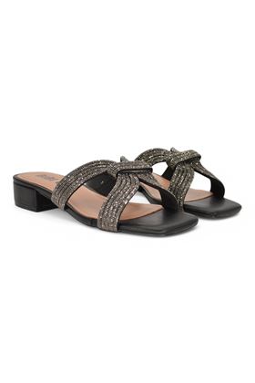 Ciabatta donna in corda colore nero BIBI LOU- | 842Z00-NERO